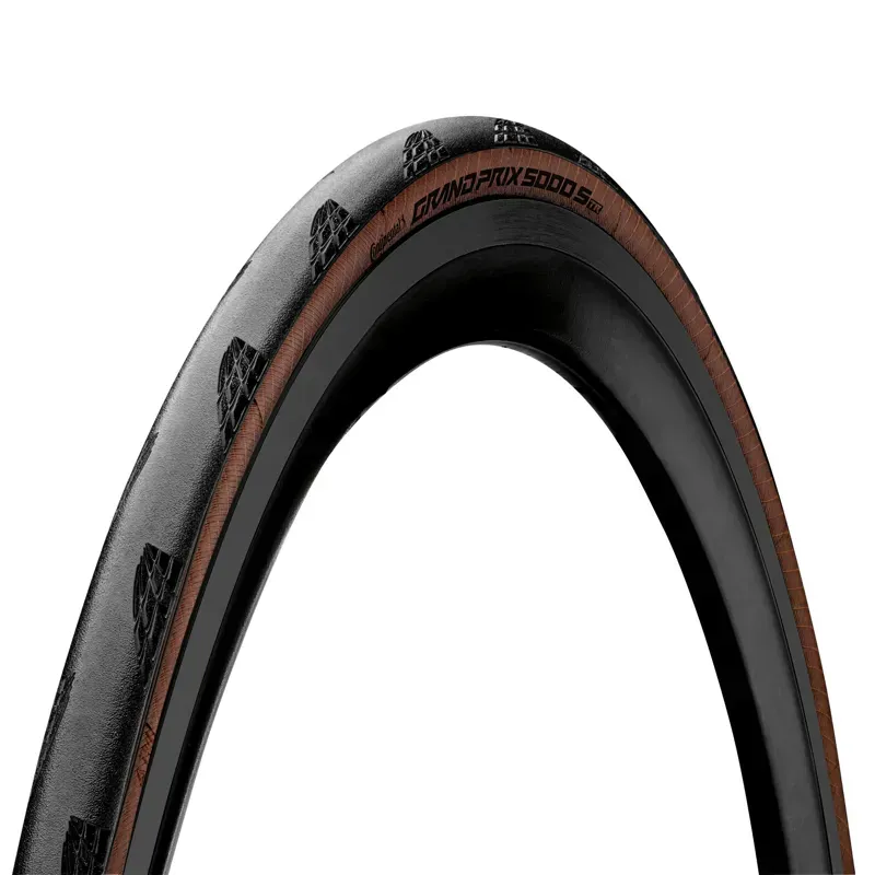Continental Grand Prix 5000 S TR Tire - 700 X 32 Tubeless Folding Black/Transparent BlackChili Vectran Breaker LazerGrip ACT Black/Transparent 700 x 32
