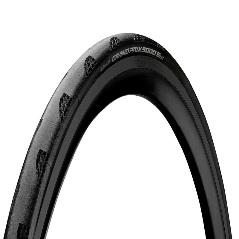 Continental Grand Prix 5000 S TR Tire - 700 x 30 Tubeless Folding Black BlackChili Vectran Breaker LazerGrip ACT