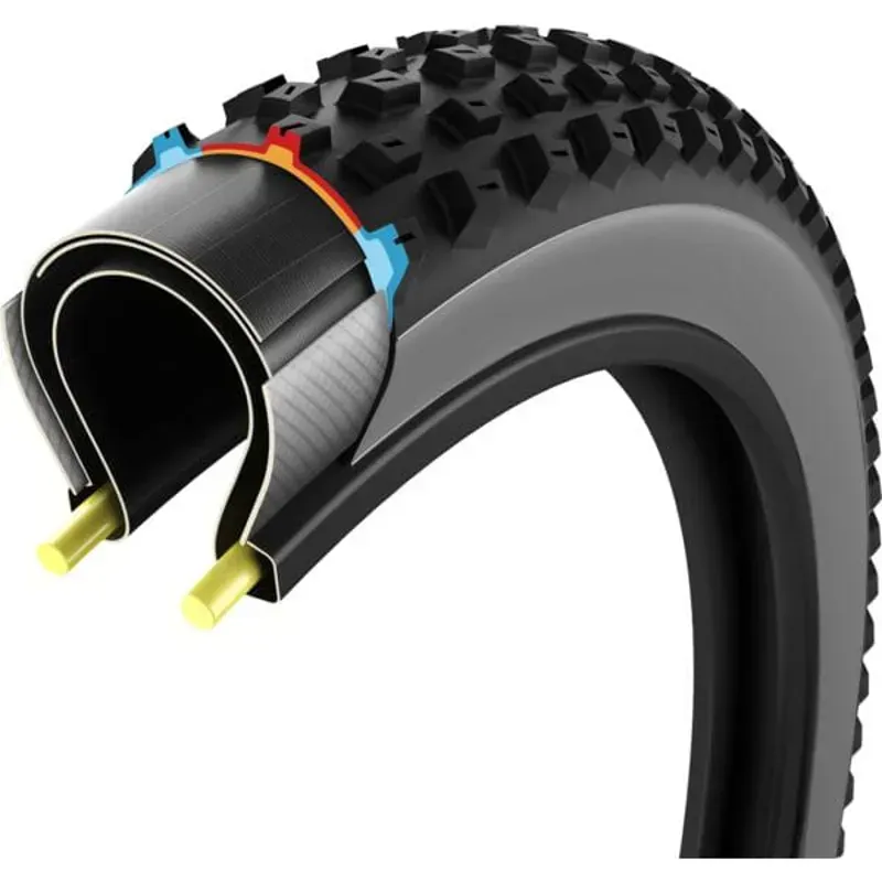Vittoria Mezcal III Tire - 700 X 35 Tubeless Folding Black/Anthracite G2. 0 Black/Gray 700 x 35-1