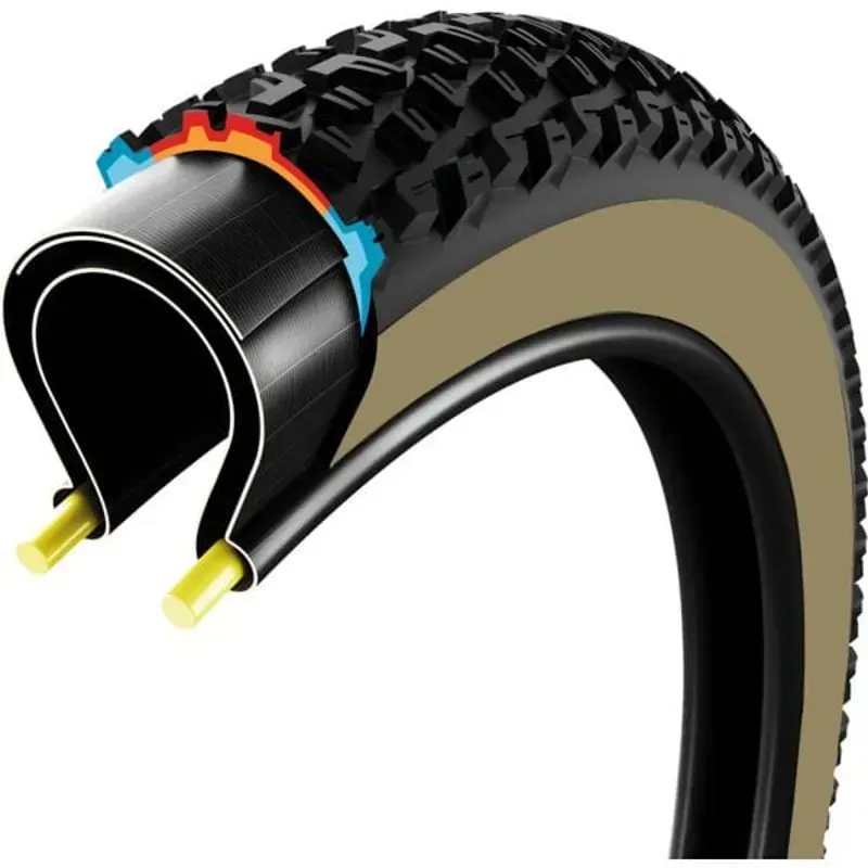 Vittoria Mezcal III Tire - 29 X 2.35 Tubeless Folding  G2. 0 Black/Tan 29 x 2.35-1